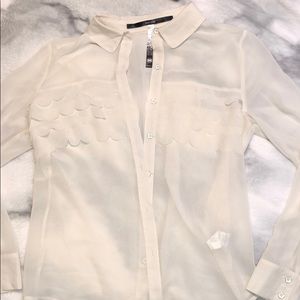 Cream Kenzie blouse